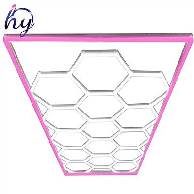 Hexagonal Grid Systems Car Detailing LED Garage Light