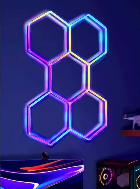 Light Rgb Hexagon