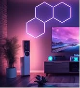 Light Rgb Hexagon