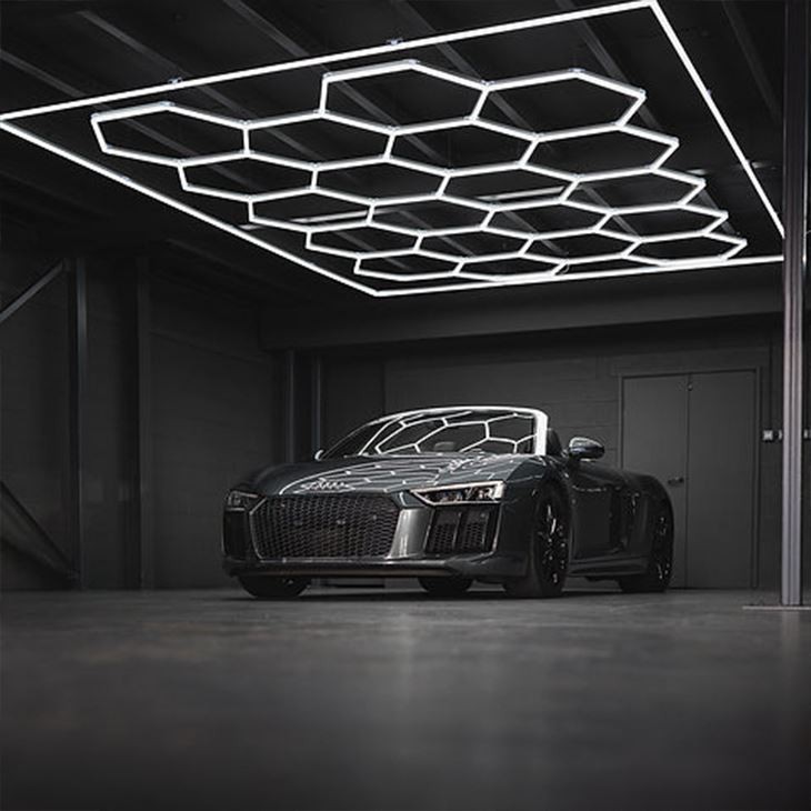 Diy Hexagon Led Lights Hexagon Lights Garage