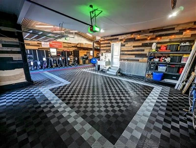 Plast garagegulv